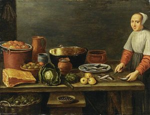 Kitchen Still Life — Floris Van Schooten