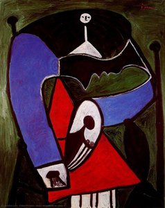 Žena Sediac V Kresle 5 — Pablo Picasso