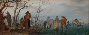 Winter, Adriaen Pietersz Van De Venne, 1625 — Adriaen Pietersz Van De Venne