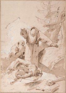 San Fidele Di Sigmaringen E San Giuseppe Di Leonessa, Ca. 1747-1758 — Giambattista Tiepolo