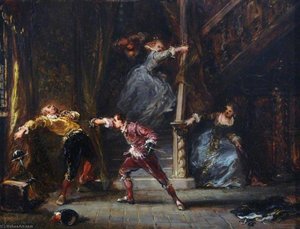 The Duel — Eugène Isabey
