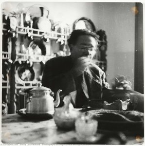 Photograph Of Diego Rivera Eating At A Table — Betty Lou Packard
