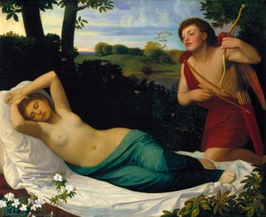 Cupid And Psyche — Alphonse Legros