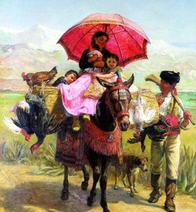De Camino En Granada — Edwin Longsden Long