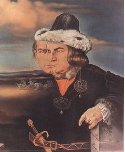 Portrait Of Laurence Olivier In The Role Of Richard Iii — Salvador Dalí