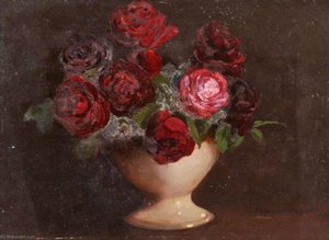 Study Of Roses — Benjamin Haughton