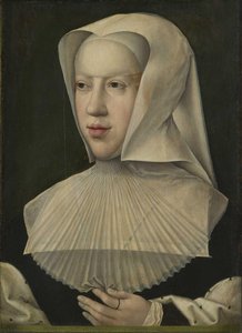 Portrait Of Margaret Of Austria, Duchess Of Savoy — Barend Or Barent Van Orley, Bernaert Van Orley Or Barend Van Brussel
