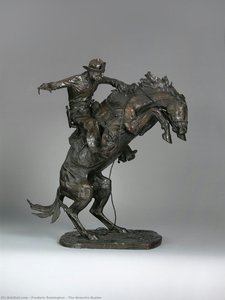 The Broncho Buster — Frederic Remington