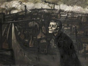 Man In Bleak Landscape — Theodore Major