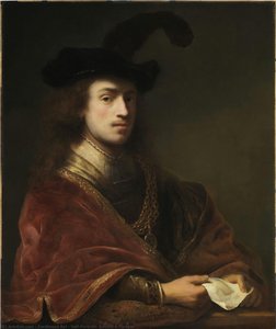 Self-portrait, Behind A Parapet — Ferdinand Bol