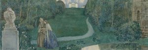 The God's Son (study For A Fresco) — Viktor Elpidiforovich Borisov Musatov