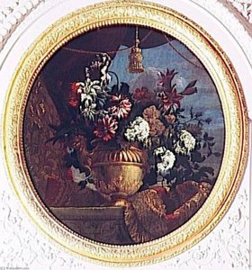 Vase D'or Rempli De Fleurs — Jean Baptiste Monnoyer