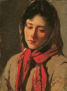 Portrait Of A Peasant Woman — Silvestro Lega