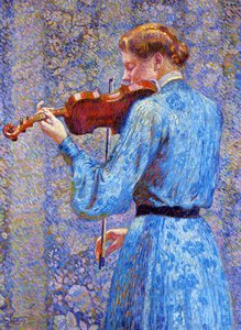 The Violinist — Theo Van Rysselberghe