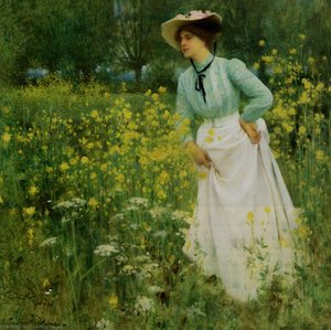 A Morning Walk — Arthur Hacker