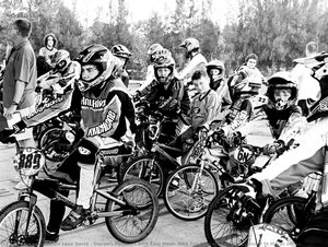 Starters Panthers Bmx Club Meet, Bike Track, St Marys (tracksuits Of St Marys Series) — Harold Lane David