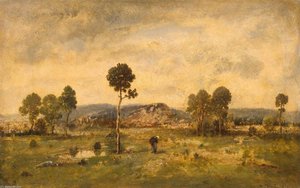 Landscape With A Pine-tree — Narcisso Díaz De La Peña