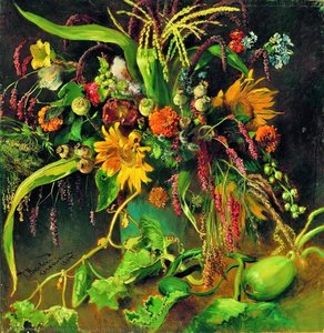 Flowers 1 — Konstantin Yegorovich Makovsky