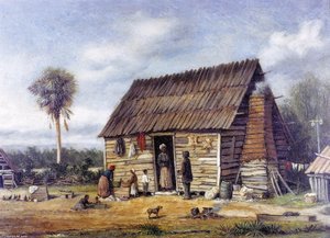 Negro Cabin By A Palm Tree — William Aiken Walker