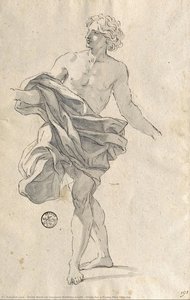 Study For A Young Man Dancing — Detto Baciccio Giovanni Battista Gaulli