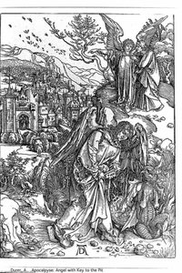 The Angel With The Key To The Pit — Albrecht Dürer