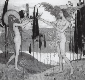 Adam And Eve — Mikhail Nesterov