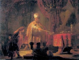 Daniel And King Cyrus In Front Of The Idol Of Bel — रेंब्रैंड्ट वैन रीन