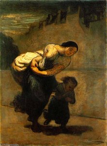 Burden, C. Oil On Canvas, 130 X 98 Cm_ The — Honoré Daumier