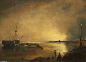 Coastal Scene — Sir Augustus Wall Callcott