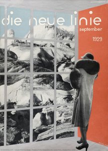 Cover Of The Magazine Die Neue Linie, September 1929 — László Moholy-nagy