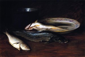 Still Life With Fish — William Merritt Chase