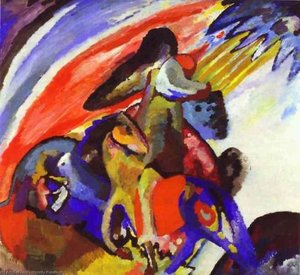 Improvisation 12 (der Reiter) — Wassily Wassilyevich Kandinsky
