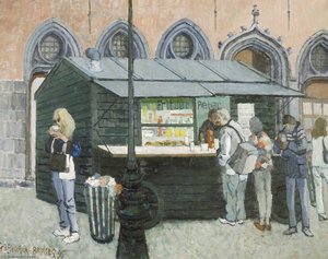 Coffee Stall, Bruges, Belgium — Geoffrey Scowcroft Fletcher