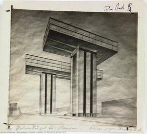 Fer Dans Les Nuages, Pour Le Boulevard Strastnoï — El Lissitzky