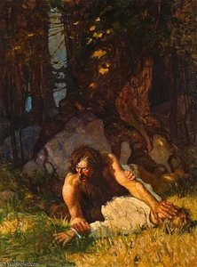 The Wild Man Of Tabor Island — N.c. Wyeth