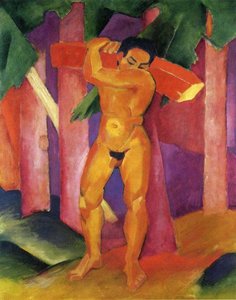 El Silvano — Franz Marc