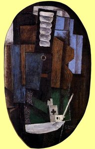 Still Life With A Guitar On A Table — Georges Braque