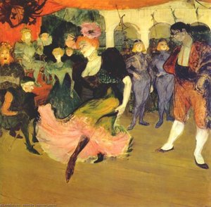 Marcelle Lender Dancing the Bolero in Chilperic