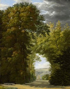 An Alley Of Trees In A Park — Joseph Pierre Xavier Bidauld