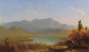 Mote Mountain From Echo Lake, New Hampshire — Sanford Robinson Gifford
