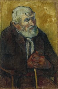 Old Man With A Stick — Eugène Henri Paul Gauguin