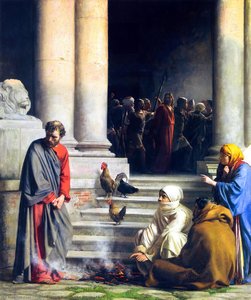 The Denial Of Peter — Carl Heinrich Bloch