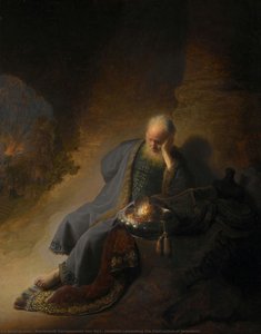 Geremia Che Lamenta La Distruzione Di Gerusalemme — Rembrandt Van Rijn