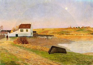 Brittany - A Hamlet — Maxime Emile Louis Maufra