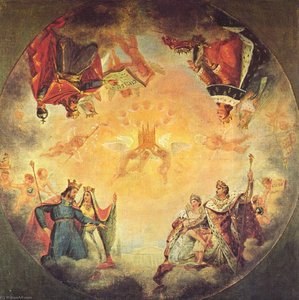 Primera Boceto Para La Cúpula Del Пантеон — Baron Gros Antoine Jean