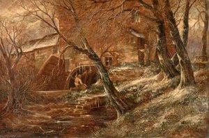 View Of Hamstead Mill, Handsworth, Birmingham — John Joseph Hughes