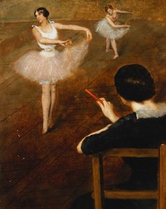The Ballet Lesson — Albert Ernest Carrier Belleuse