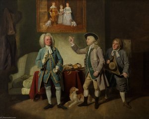 Shuter, Beard, And Dunstall In 'love In A Village' By Isaac Bickerstaffe, Covent Garden, 1762 — Johann Zoffany