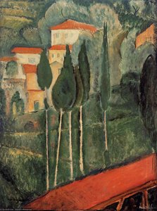 Landscape, Southern France — Amedeo Clemente Modigliani
