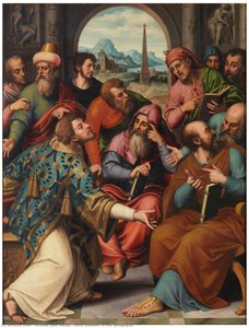 Saint Stephen In The Synagogue — Vicente Juan Masip